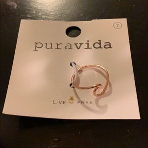 Pura Vida rose gold ring